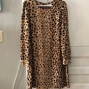 Merona leopard shift dress